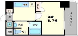 エステムコート難波Ⅱアレグリア　の物件間取画像